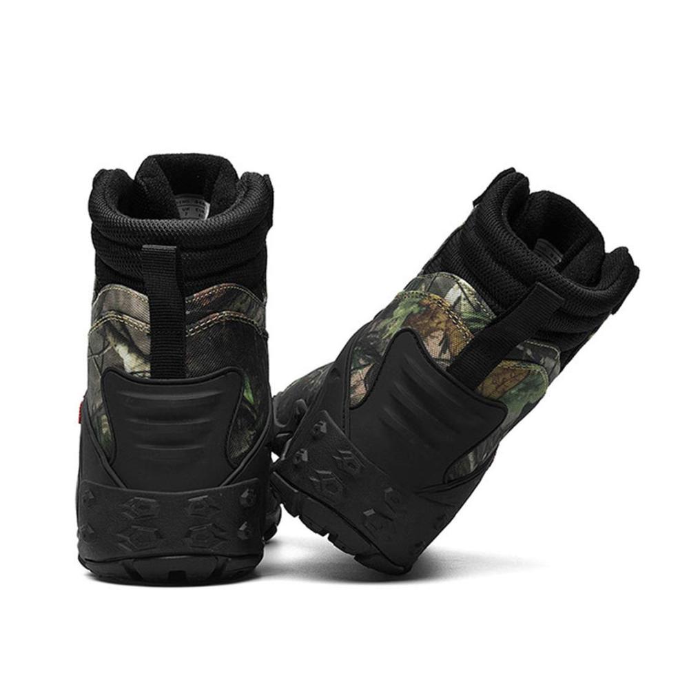 Herren Outdoor Trekking- und Wanderschuhe Hochwertige Tactical Combat Boots für Hiking & Trekking - rutschfeste Sportstiefel mit Schnürung