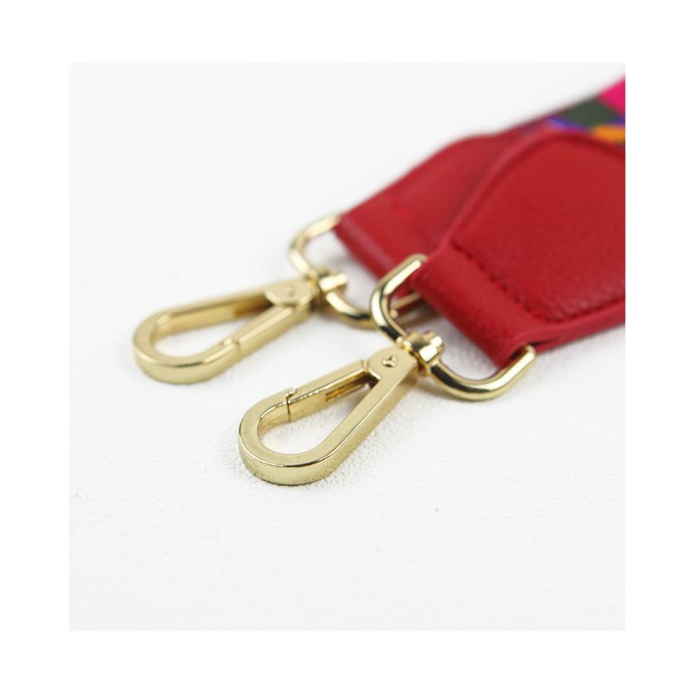 Breiter Damen-Schultergurt 103cm - Bunter Schulterriemen für Handtaschen Tragetaschen - Orange Schultergurt für stilvolle Taschen