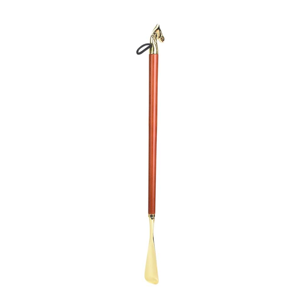 Brown 55cm Horse Head Shoehorn, Blue
