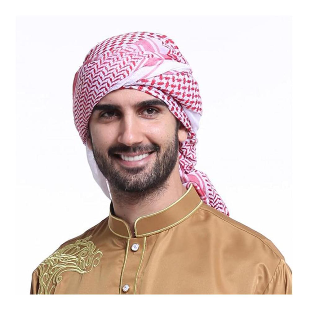 Schals Herren-Kopftuch Karierter Shemagh für den arabischen Stil in Dubai und Nahen Osten