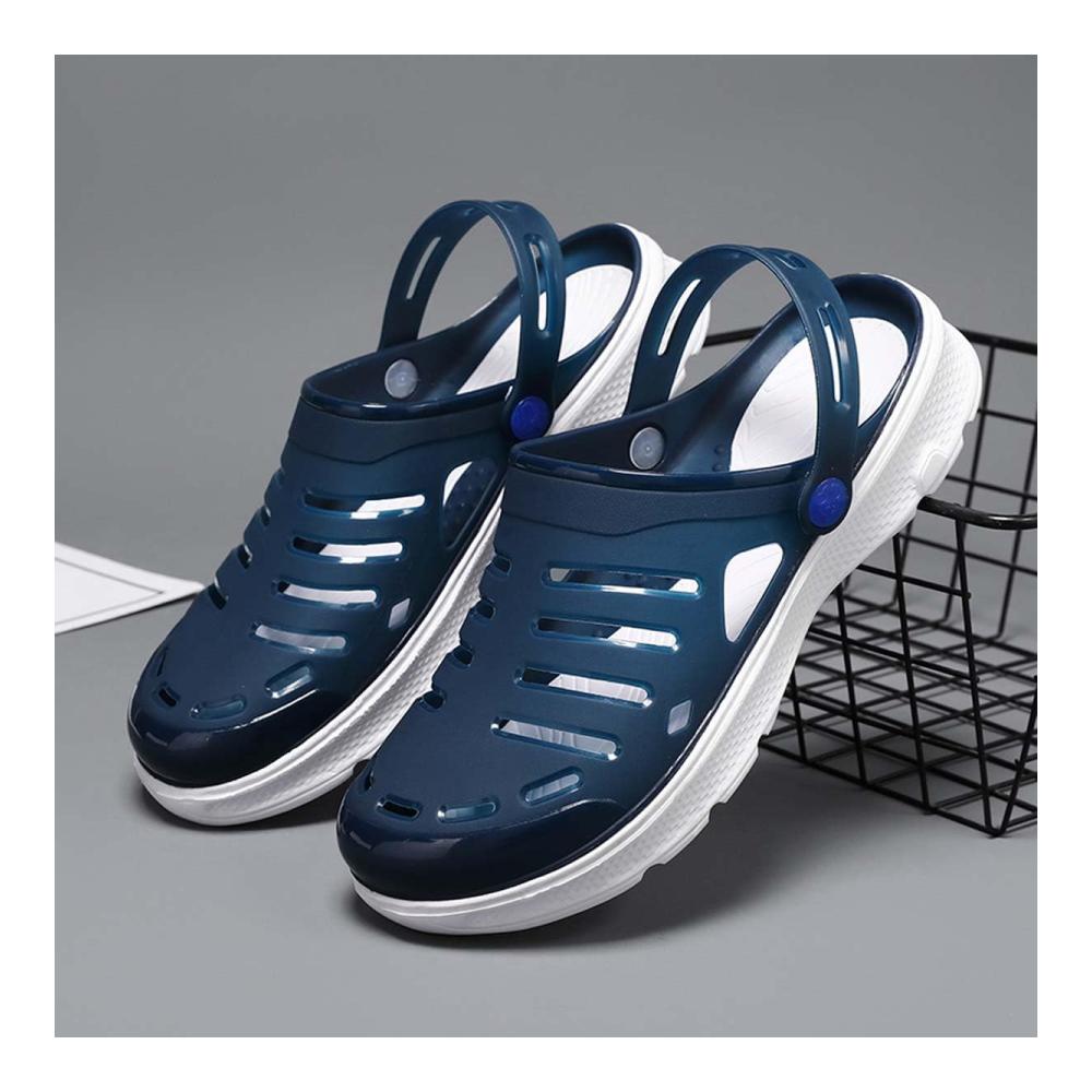 Leichtgewichtige Garten Clogs & Pantoletten - Atmungsaktive Sandalen für Damen und Herren Schnell Trocknende Hausschuhe rutschfeste Gartenschuhe für Strand und Garten