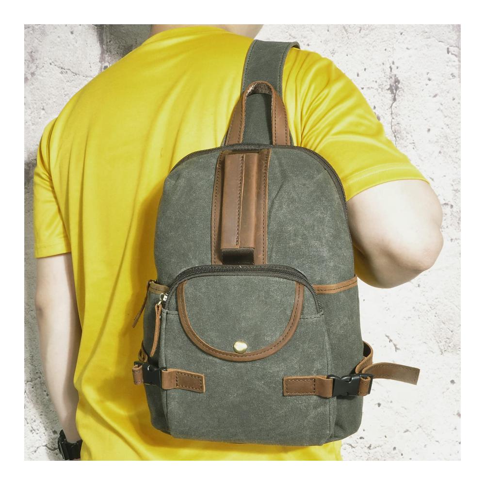 Unisex Schultertasche mit Gepäck-Brusttasche | Modernes Design Fb8013 für stilbewusste Reisende