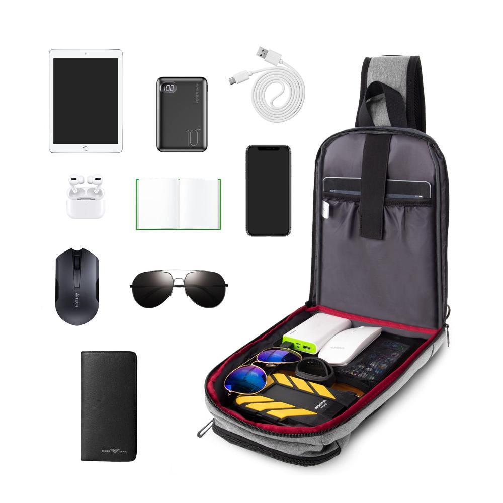 Herren Tagesrucksack Sling Bag Stilvolle Leichtigkeit