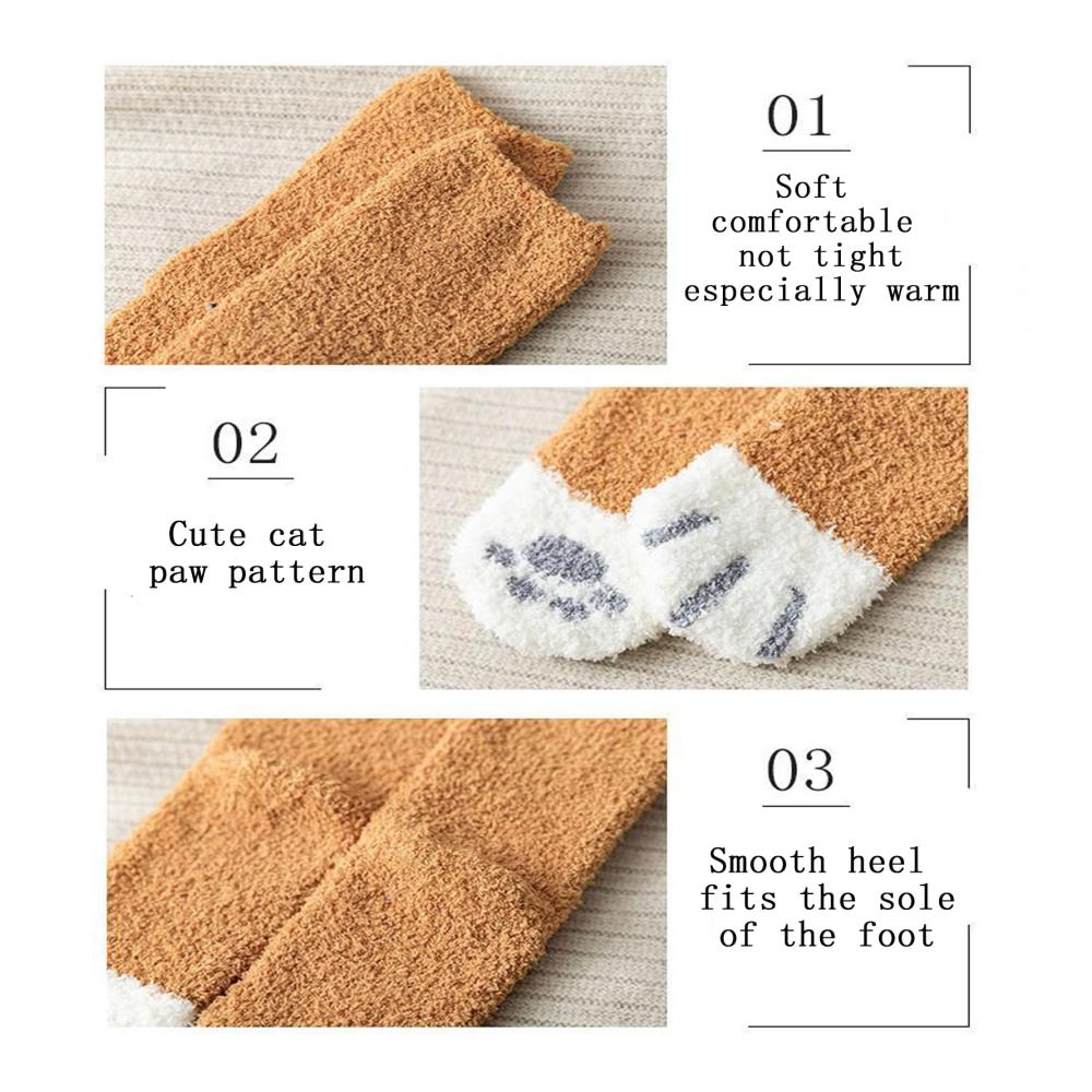 Stoppersocken 6 Paar - Kuschelsocken Damen für warme Winterabende | Flauschige Wintersocken mit rutschfester Sohle | Weihnachtssocken Geschenkset für die ganze Familie