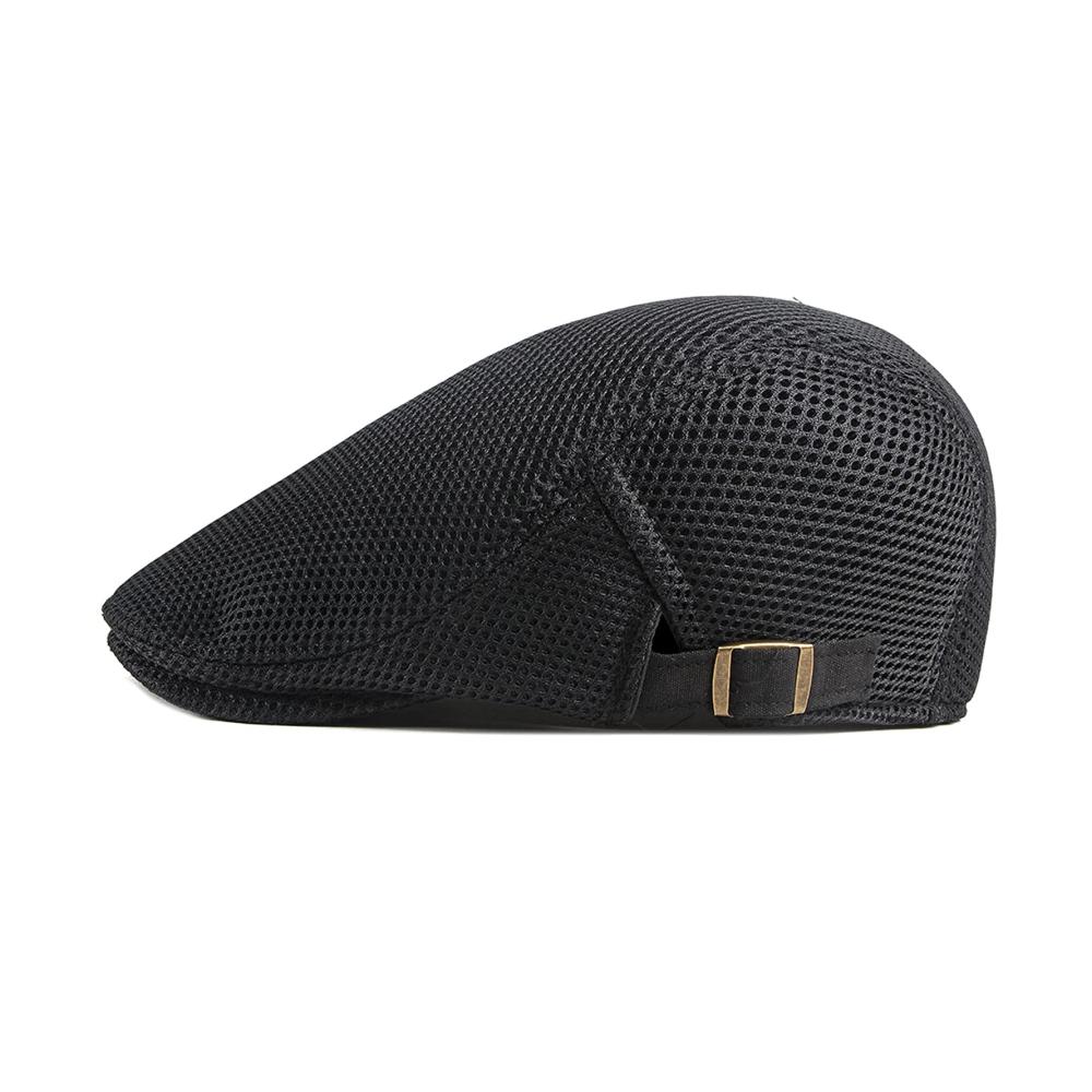 Sommerliche Herren Baskenmütze & Beret RDWESZOD Atmungsaktive Mesh Flat Cap für Fahrten und Jagd