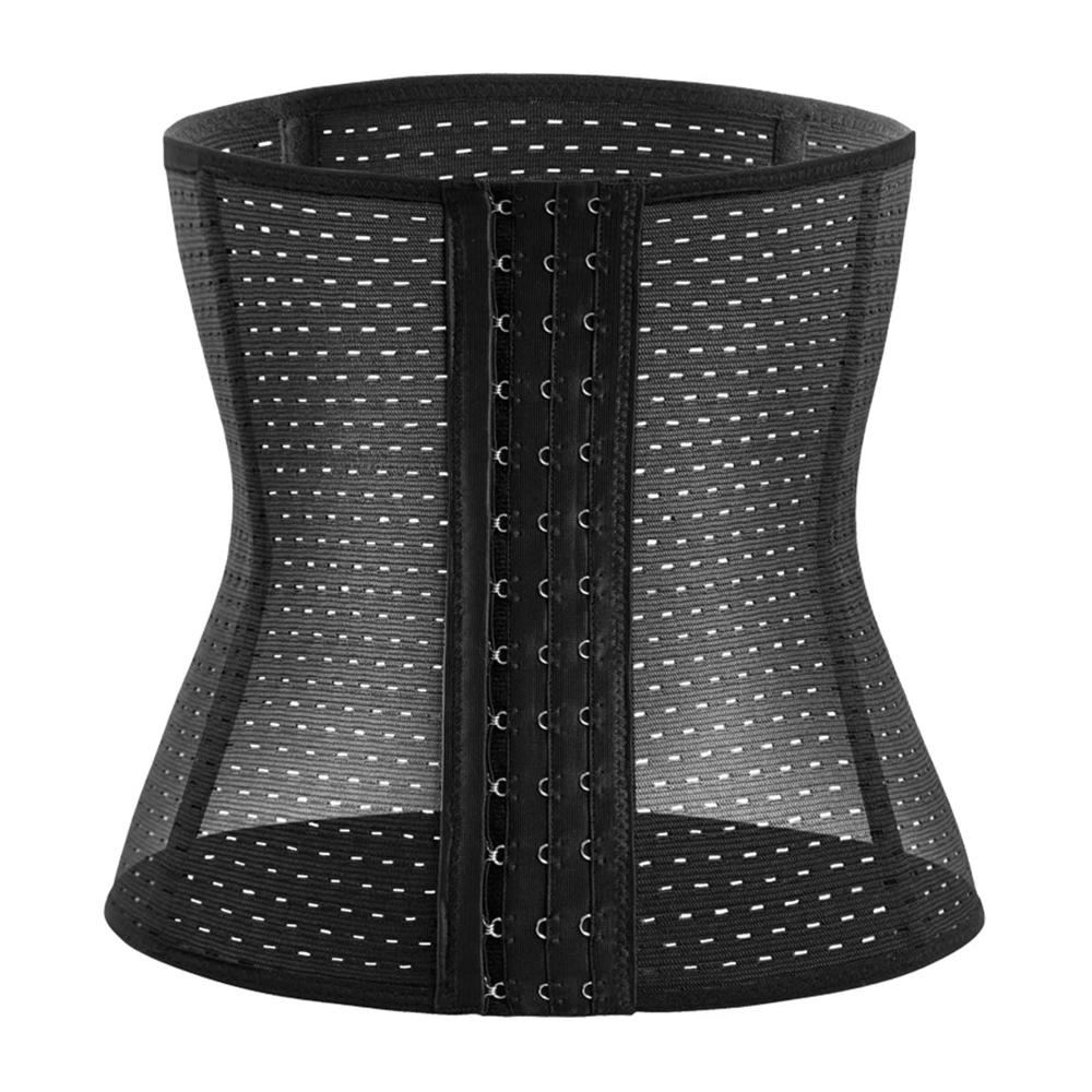 Natürliche Taille formen Atmungsaktiver Bauchweggürtel für Damen | Elastisches Korsett in Schwarz Größe 4XL | Taillentrainer Cincher Gürtel | Shapewear mit Körperverpackungen für eine frauliche Silhouette