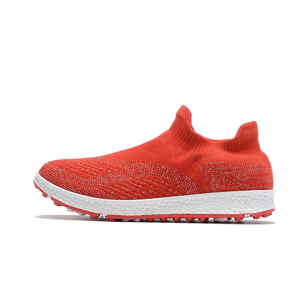 Damen Golfschuhe Atmungsaktive Strickschuhe mit Spikes für Komfort Leichtigkeit und rutschfeste Performance beim Outdoor-Golfen