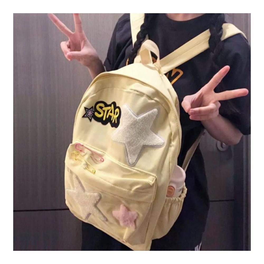 Y2K Schulranzen Trendiger bunter Rucksack für Schule und Reisen – Süßer Wanderbegleiter für Kinder und Jugendliche