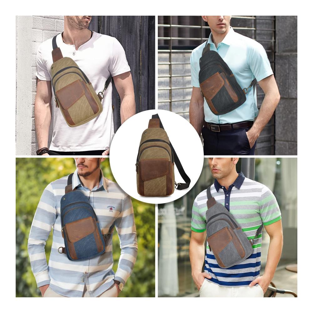 Schultertaschen Unisex Moderne Gepäck-Brusttasche für stilbewusste Reisende