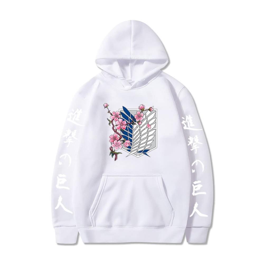 Attack on Titan Cosplay Kapuzenpullover aus 100% Baumwolle für Anime-Fans