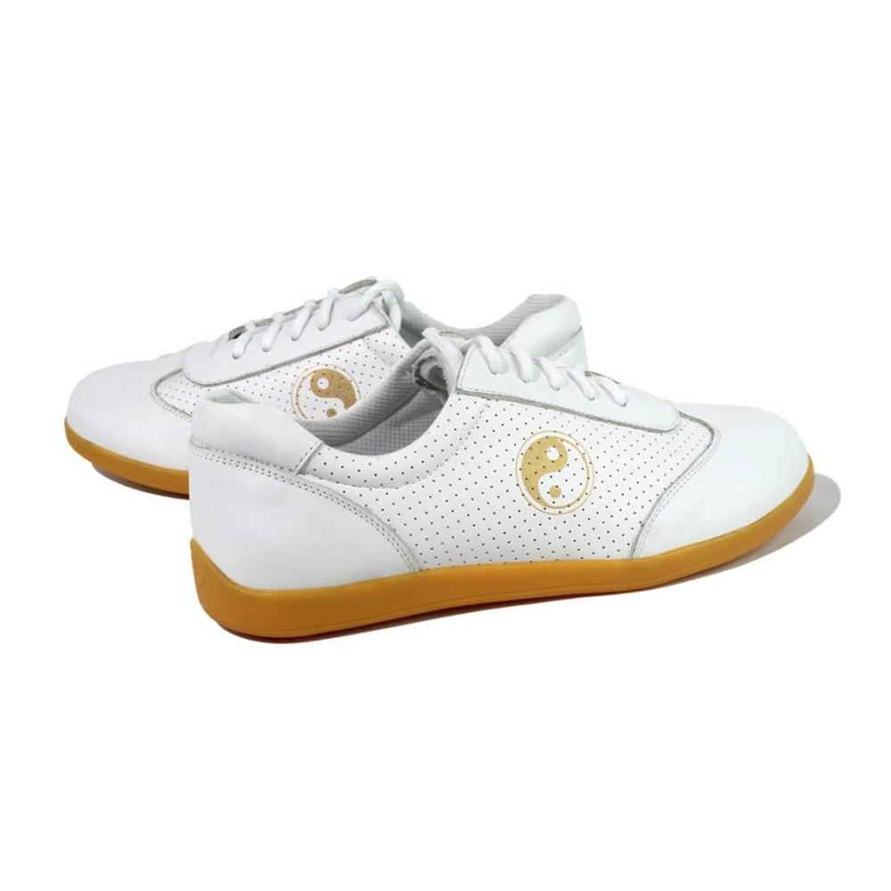 Leder Kung Fu Tai Chi Sneaker für Männer – Hochwertige Kampfsportschuhe mit Gummisohle