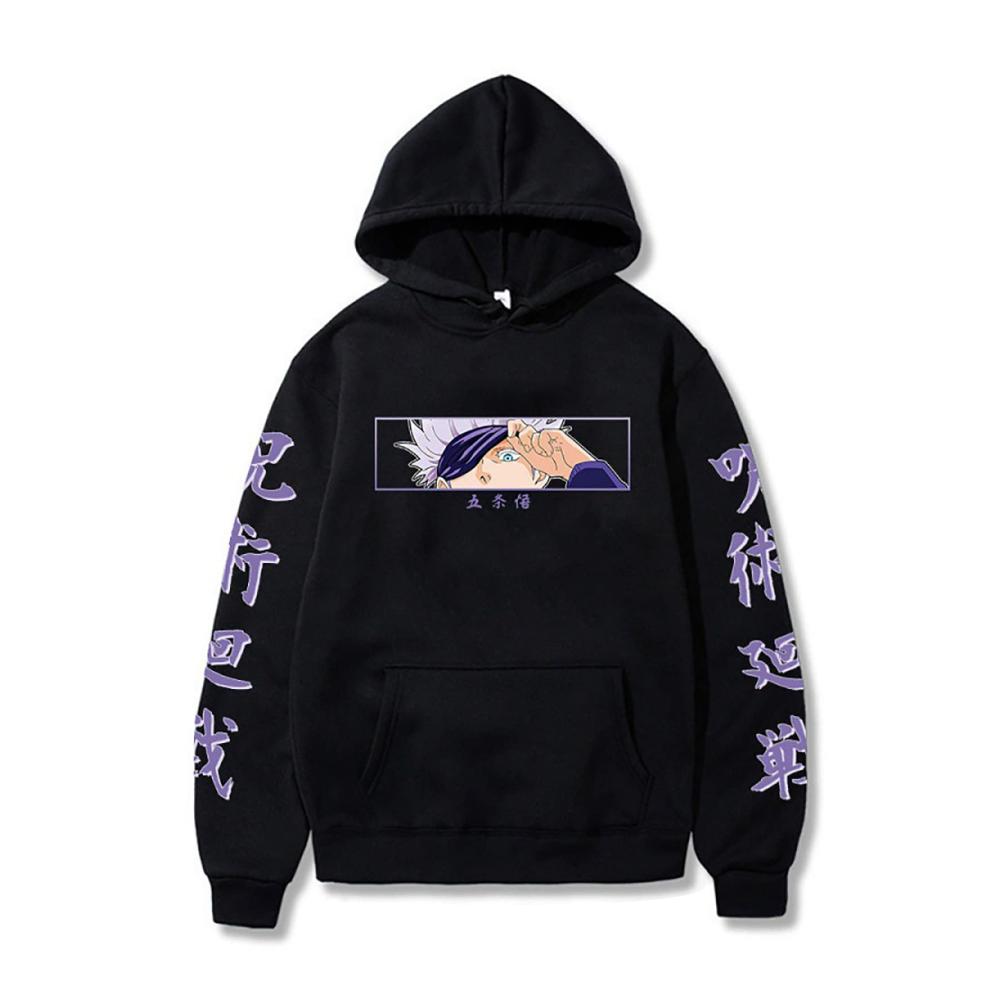 Anime Jujutsu Kaisen Hoodie - Gojo Satorus Cosplay Costume for Fans