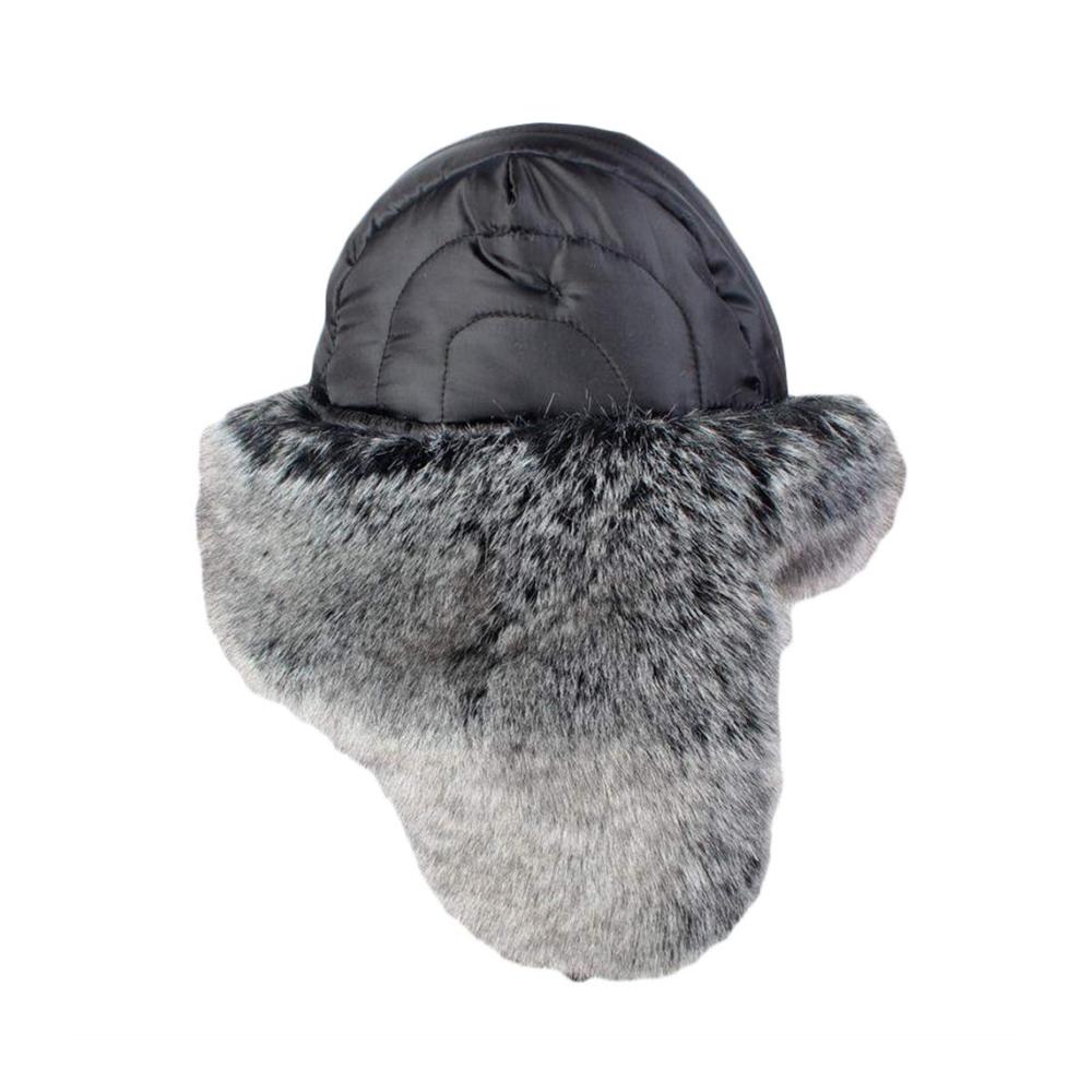 Warme Fliegermütze mit Ushanka-Stil für Outdoor-Aktivitäten - Unisex Wintermütze mit Kunstpelz-Ohrenklappen für Männer und Frauen