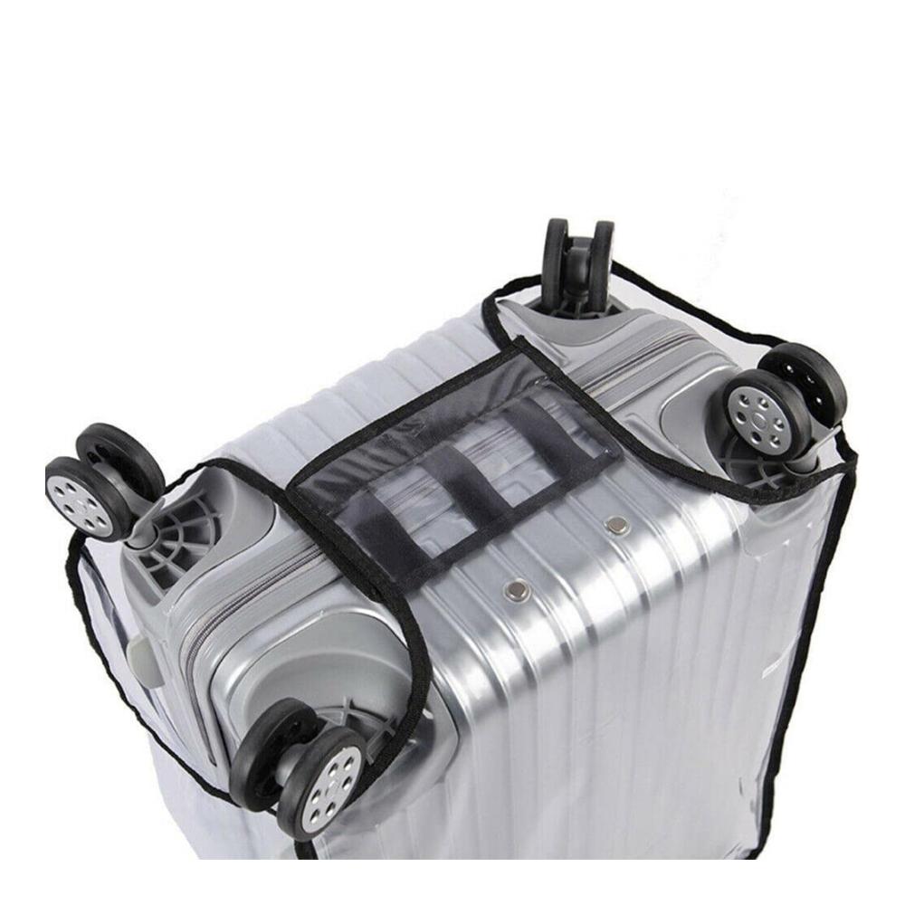 762 cm Transparente PVC-Kofferabdeckung Robust Wasserdichter Schutz für Gepäck