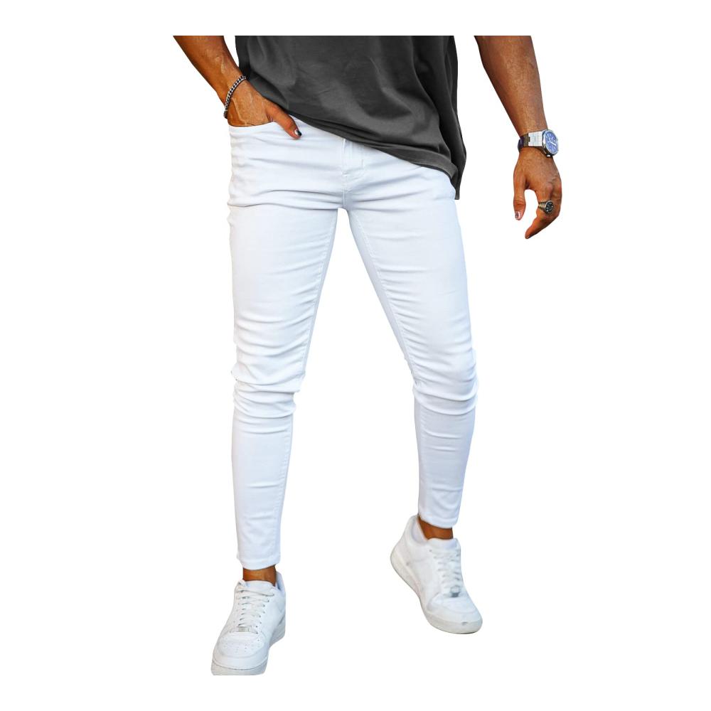 Skinny Stretch Jeanshose Herren | Designer Denim Hose | Männer Slim Fit Jeans - Trendige Herrenjeans