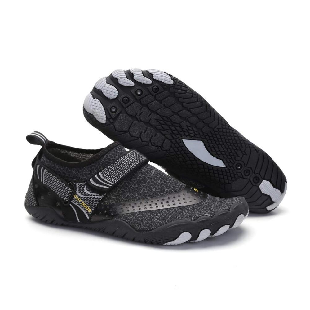 Aqua Schuhe - Schnelltrocknende Barfußschuhe für Strand Yoga Schwimmen und mehr | Unisex Wasserschuhe für Traillauf Gym Fitness Surfen Tauchen Bootfahren