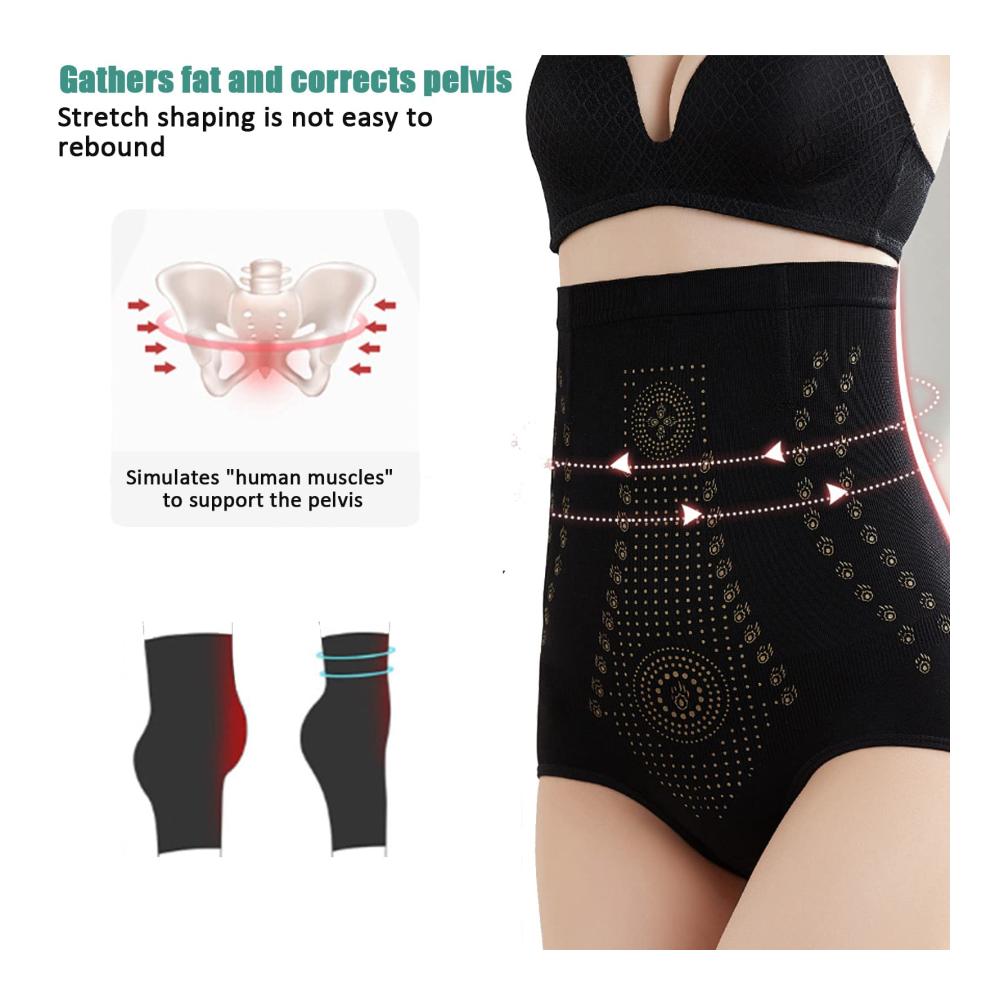 Miederslips CEIEVER IONSTech - Damen Butt Lifter Unterhose mit Hoher Taille Bauchweg Elastisch und einzigartiger Fasertechnologie für Figurformung und Hüftbetonung - Shapewear für Damen