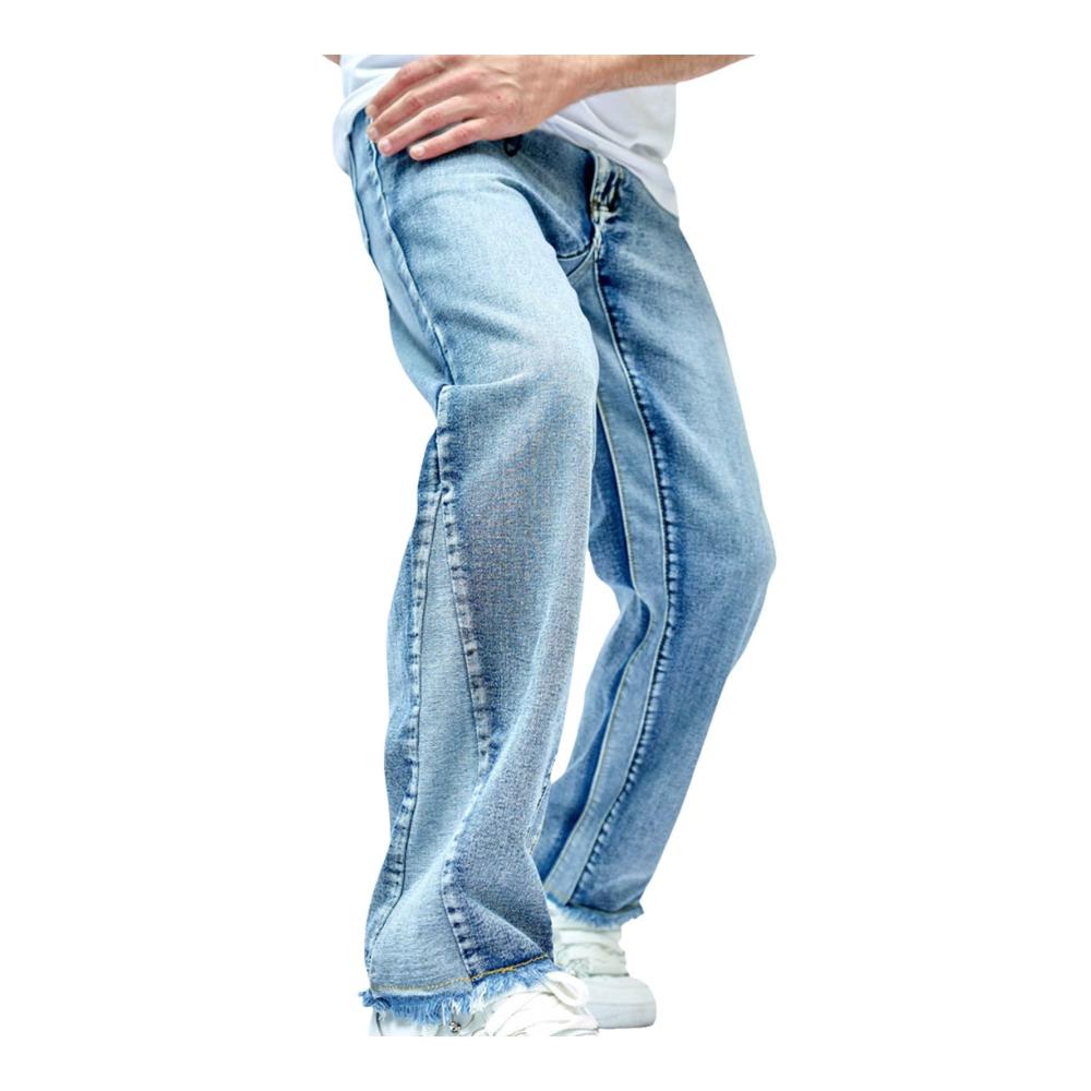 Retro-Freizeitjeans für Herren Trendige Lockere Hosen mit Weitem Bein - Stilvolle Arbeitsjeans für die moderne High Street