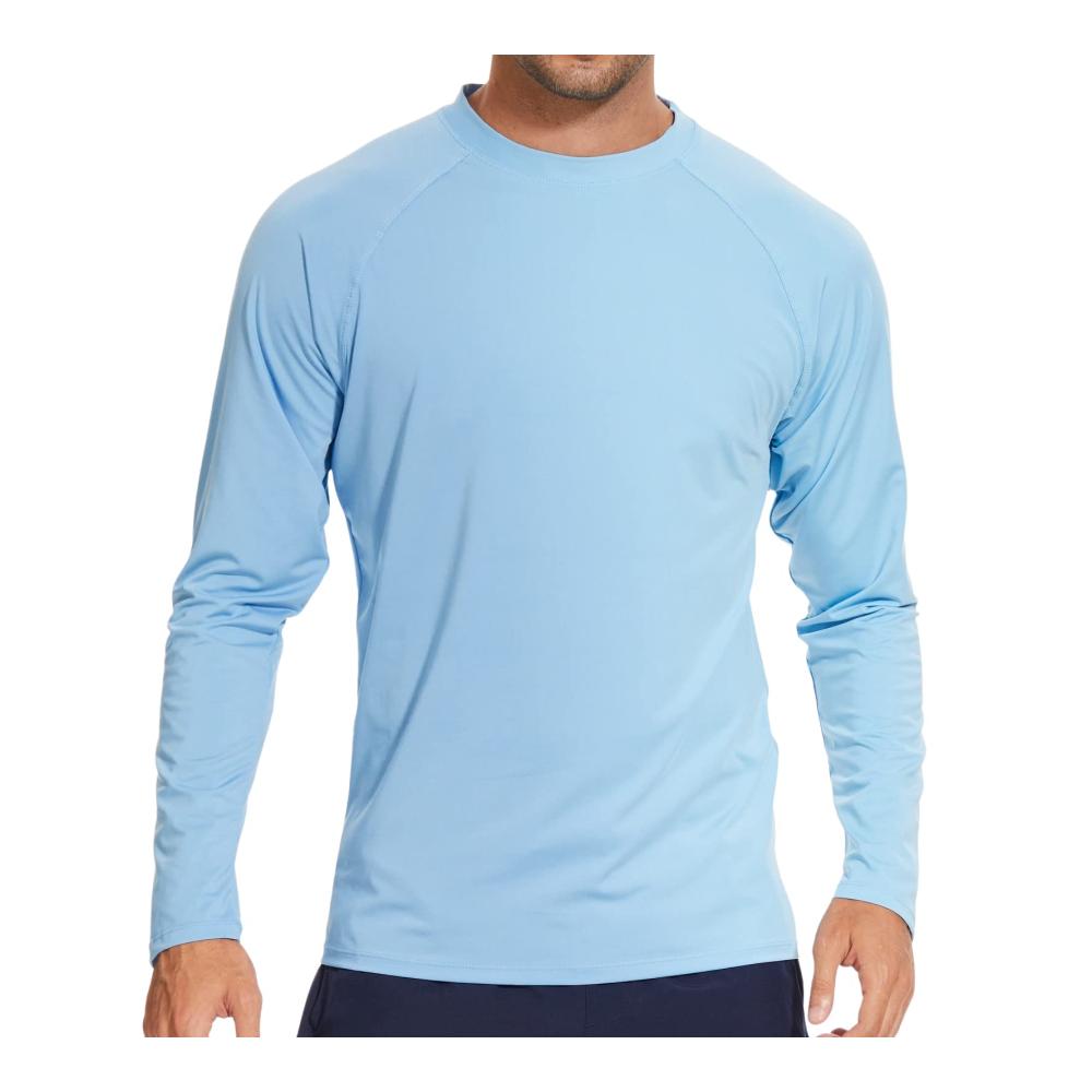 Jungen Langarm Rashguard Shirt - Sonnenschutz UV-Badeshirt für Herren UPF 50+ - Atmungsaktiv Schnelltrocknend Farbecht - Ideal zum Surfen Laufen Angeln und Wandern