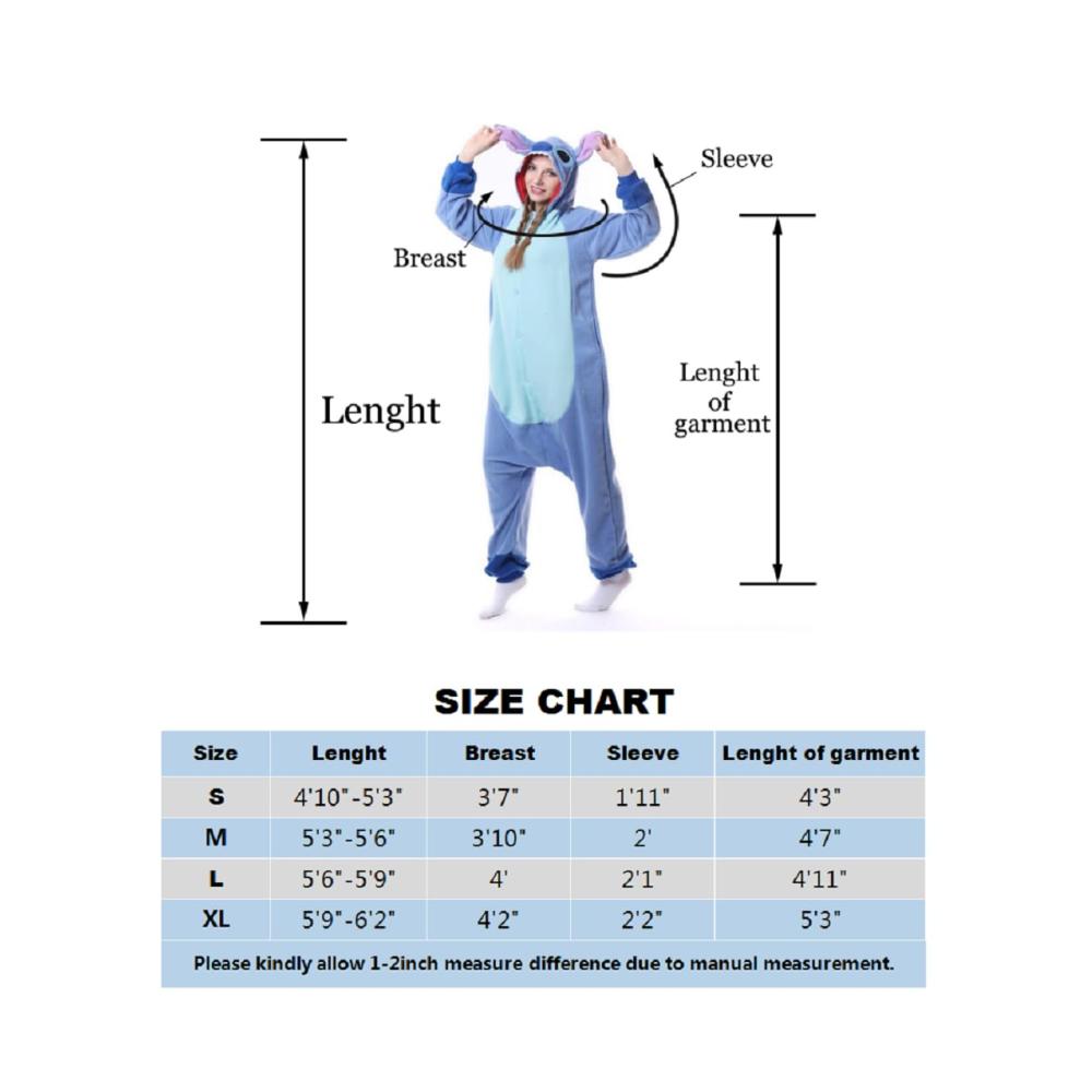 Einteiler Erwachsene Onesie Kostüm - Unisex Party Pyjamas für Frauen Cosplay Nachtwäsche & Geschenke Weihnachtskostüm mit bequemer Passform