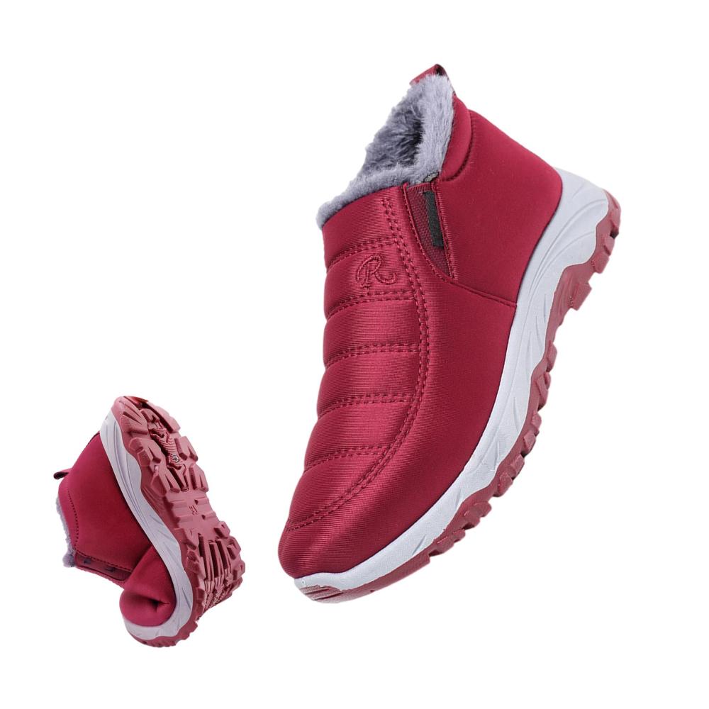 Ankle Snow Boots für Senioren | Warme rutschfeste Winterstiefeletten - Indoor & Outdoor Stiefel für mittleres und höheres Alter