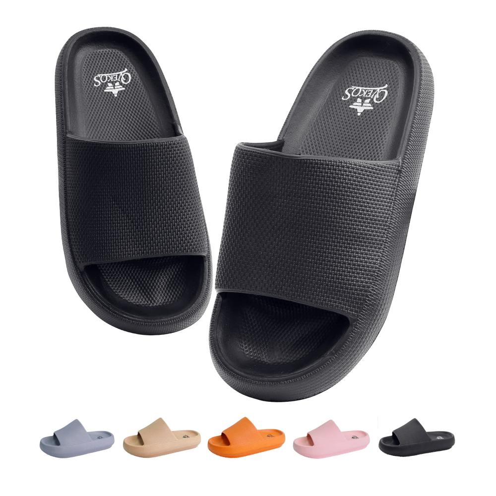 Dusch- & Badeschuhe Cozislides - Rutschfeste Wolkenschuhe für Damen und Herren Original Airfoot Hausschuhe Sommer Badeschlappen für Dusche Indoor Pool und Garten