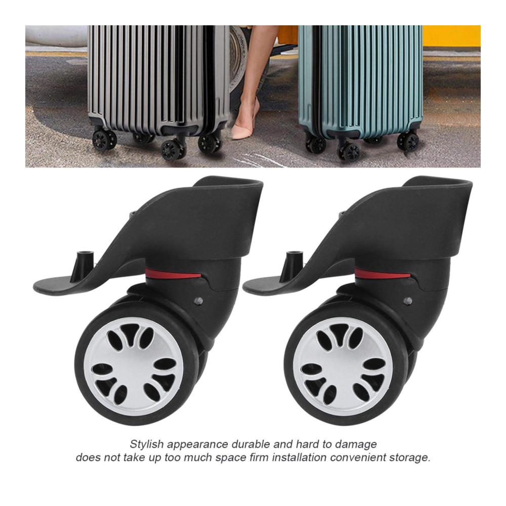 Mute Black Reisetasche mit Gepäckrad - Einfache Installation und Reparatur für bequemes Reisen