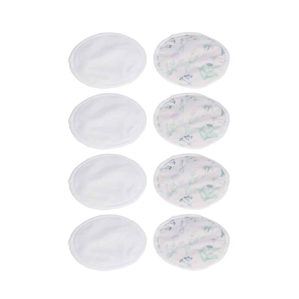 Wiederverwendbare Nipple Cover Still-Stilleinlagen für Angenehmes Stillen - Atmungsaktive Brustwarzenpolster (Blumenmuster