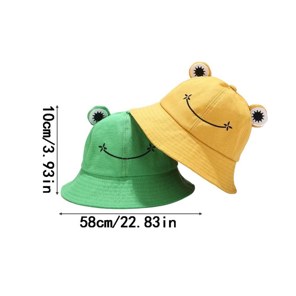 Anglerhut Set 2 Stück Faltbare Fischerhüte für Erwachsene - Sommer Eimerhüte mit niedlichem Frosch-Design Ideal für Camping Wandern und Reisen
