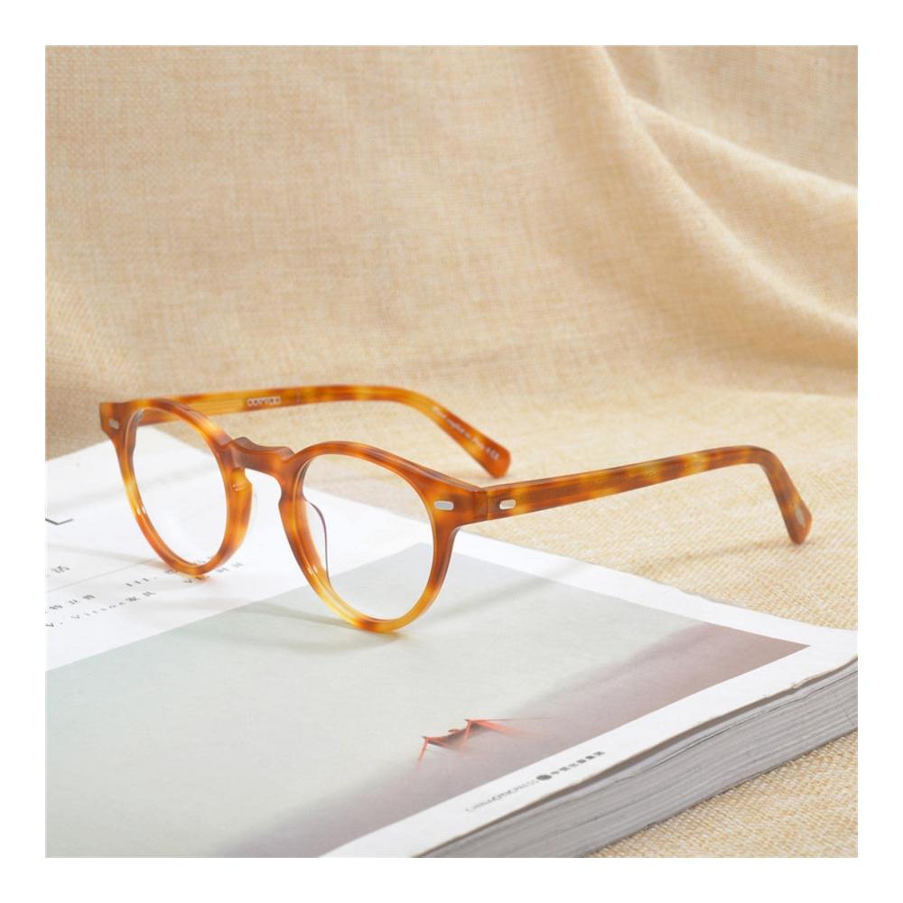 Ovaler Retro-Vintage Brillenrahmen für stilvolle Optik Dekorative Spektakel Myopia Rahmen