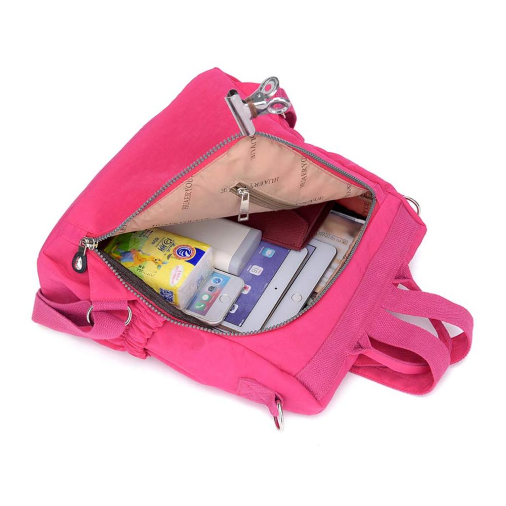 Estwell Damen Rucksackhandtaschen - Elegant Wasserdicht Diebstahlsicher Nylon Schulrucksack Mädchen Schultasche Reiserucksack Damenrucksack Daypack mit Stil