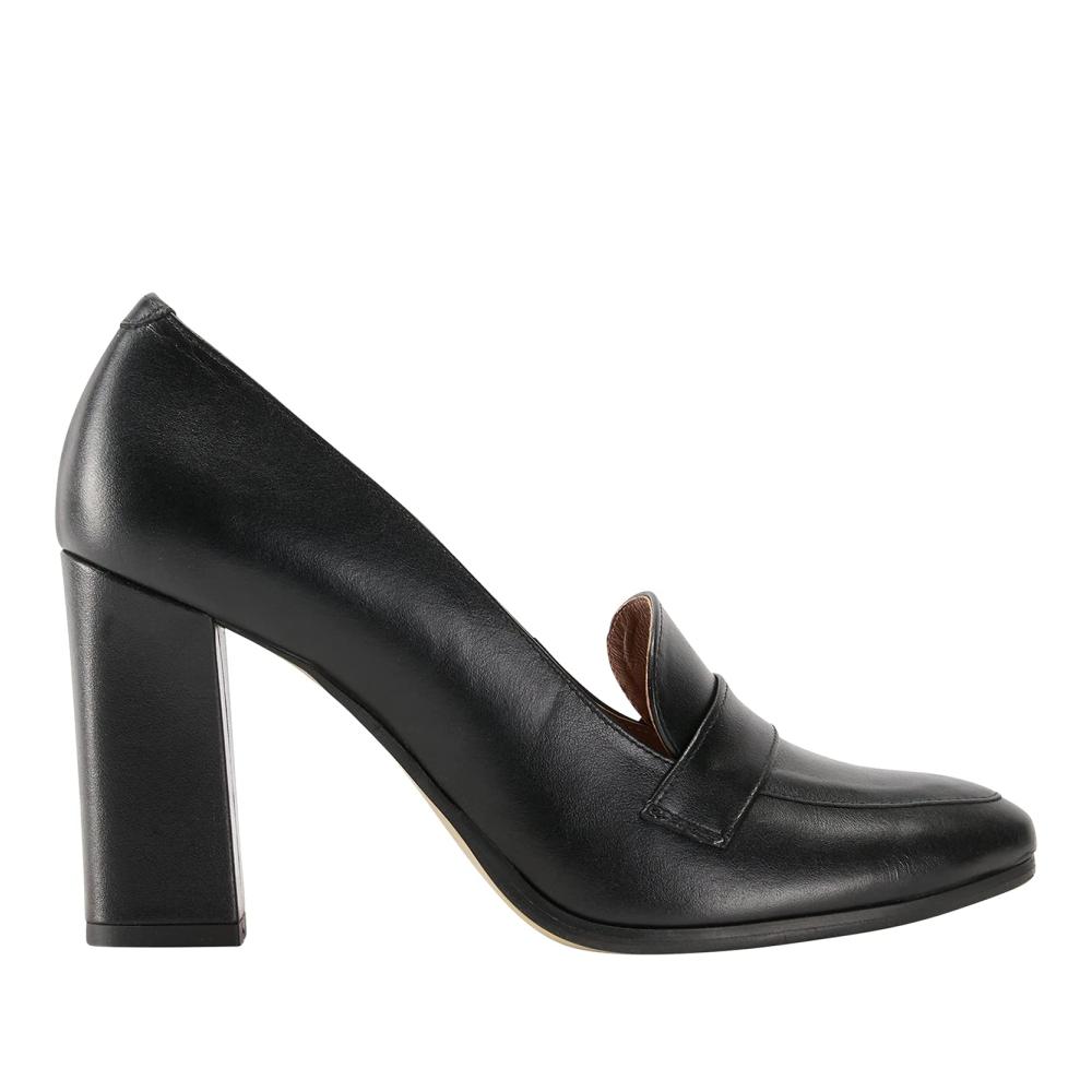Damen High Heel Pumps Bequeme Slip On Arbeitsschuhe mit Rundspitze Hoher Absatz und klassischem Design – Größe 34-46 EU