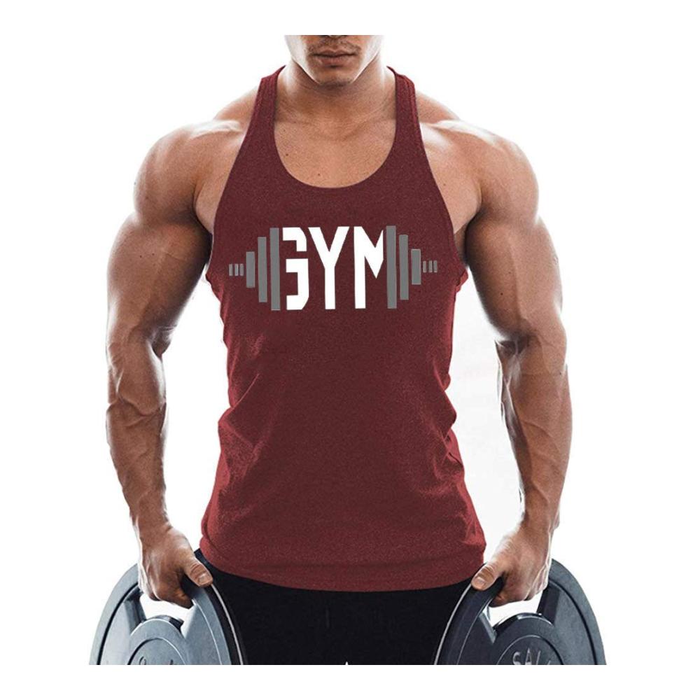 Herren Tanktop Fitness Stringer Shirt aus Baumwolle fürs Gym - Tops TX Apparel