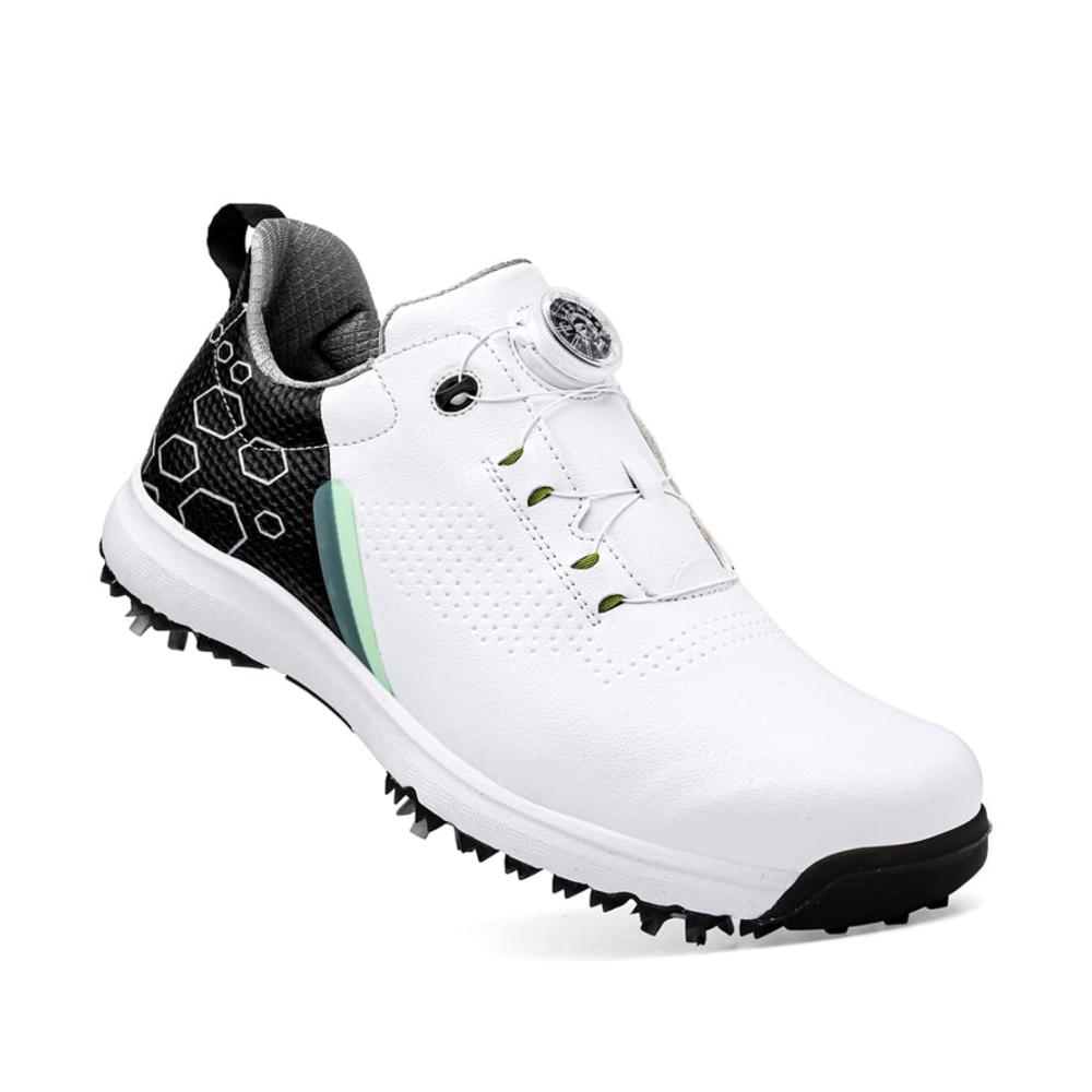 Wasserdichte Abriebfeste Herren Golfschuhe mit Rutschfestigkeit und Drehschnalle