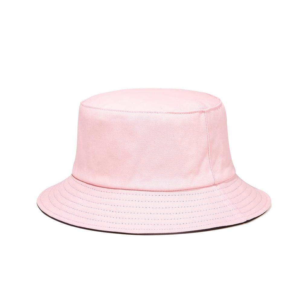 Einfarbig Rosa Schwarz