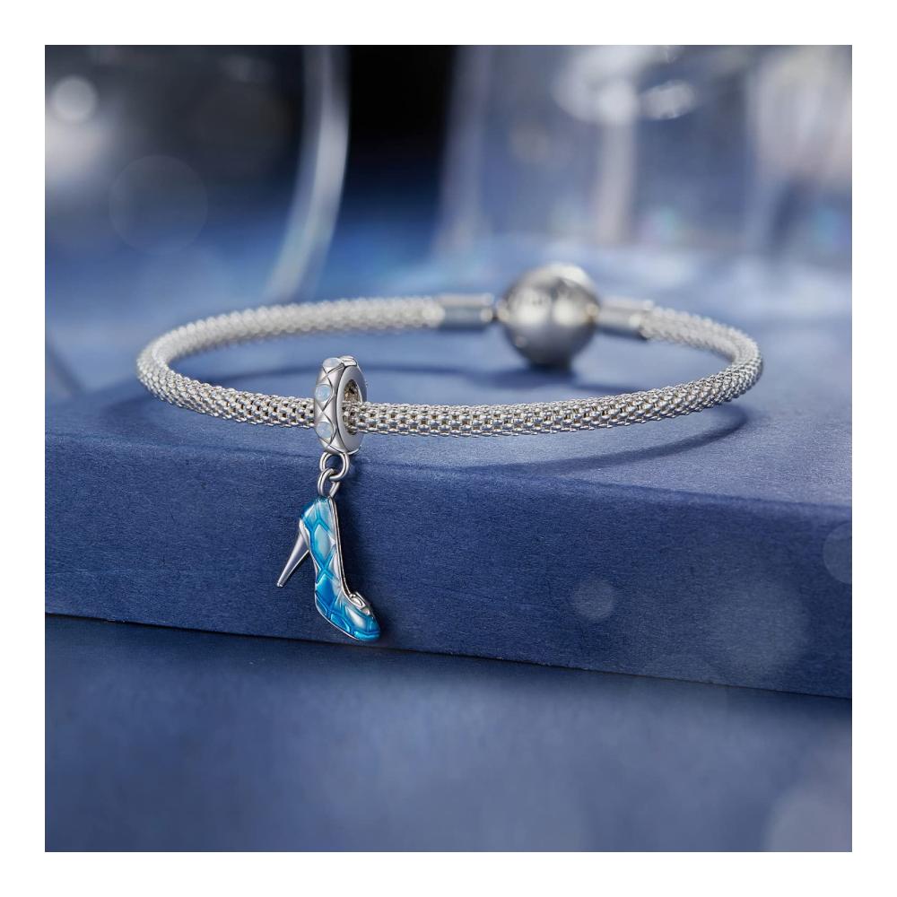 925 Sterling Silber Tanzschuh Charm-Anhänger für Pandora Armband & Halskette - Bead Charms für Damen