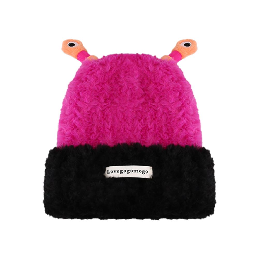 Leuchtende Cartoon-Tentakel-Beanie-Mützen für den Winter - Lustige Strickmützen mit LED-Lichtern