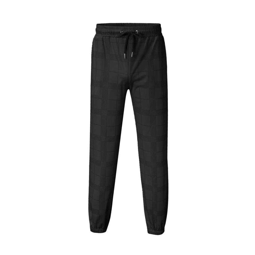 Herren Jogginghose für den Winter - Bequeme moderne Sport-Hose mit Streifenmuster und Kordelzug für lässiges Joggen