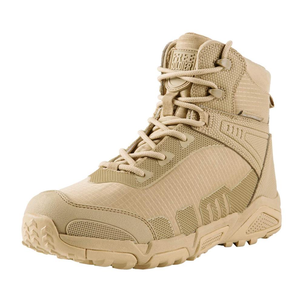 Taktische Herren Jagdstiefel - Strapazierfähige Trekking- & Wanderschuhe von FREE SOLDIER für Militär Arbeit & Outdoor-Aktivitäten