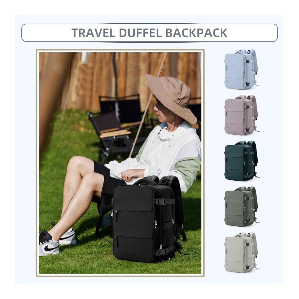 Handgepäck Rucksack für Ryanair & Easyjet - 40x20x25 & 45x36x20 - Laptopfach Schuhfach & USB-Ladeanschluss - Damen & Herren - Flugzeug Carry-Ons