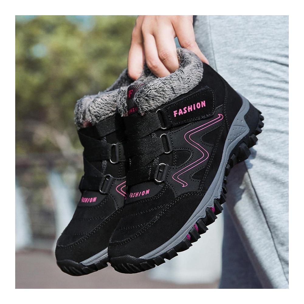 Winterstiefel für Damen Warme Trekking- & Wanderschuhe mit rutschfester Sohle
