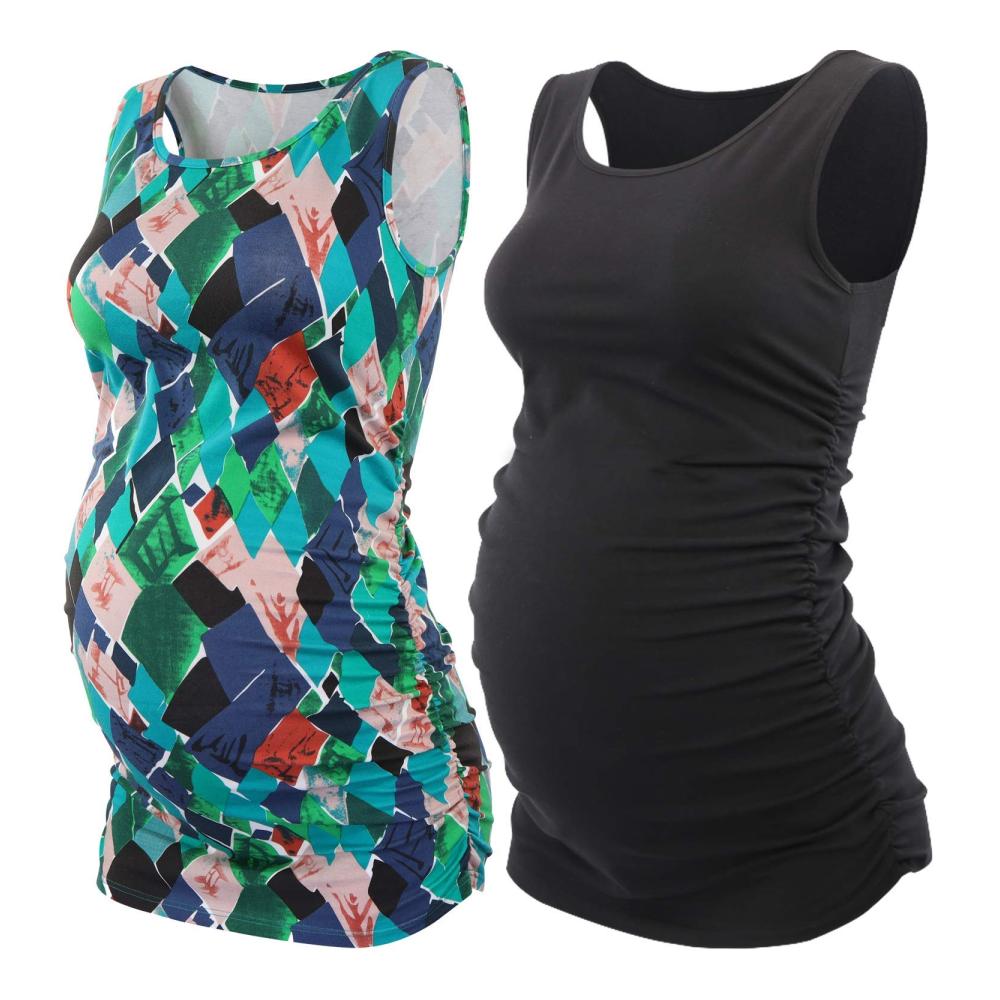 Black green Pattern/2-pk