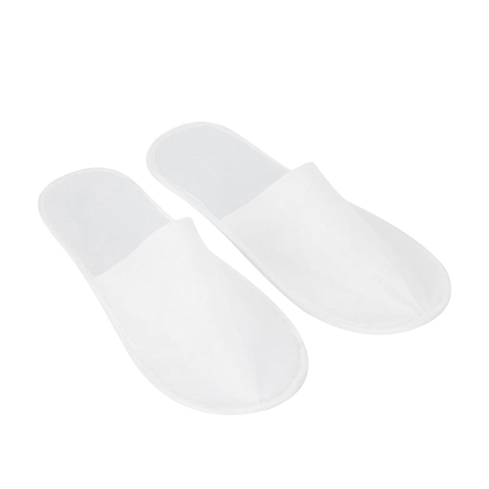 Einweg-Hausschuhe 50 Paar – Rutschfeste Gästehausschuhe für Zuhause Hotels Spa & Reisen – 27 x 105 cm – Unisex Einmalhausschuhe aus 3MM Non-Woven-Whiteboard