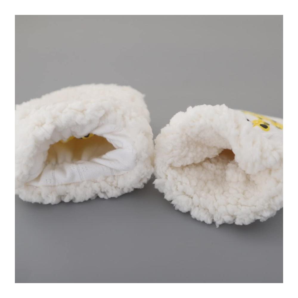 Winter Warme Babyhandschuhe & Fäustlinge Set - 2 Paare Neugeborene Anti-Grab Fäustlinge aus Verdicktem Fleece - Schützende Babyhandschuhe für 0-6 Monate