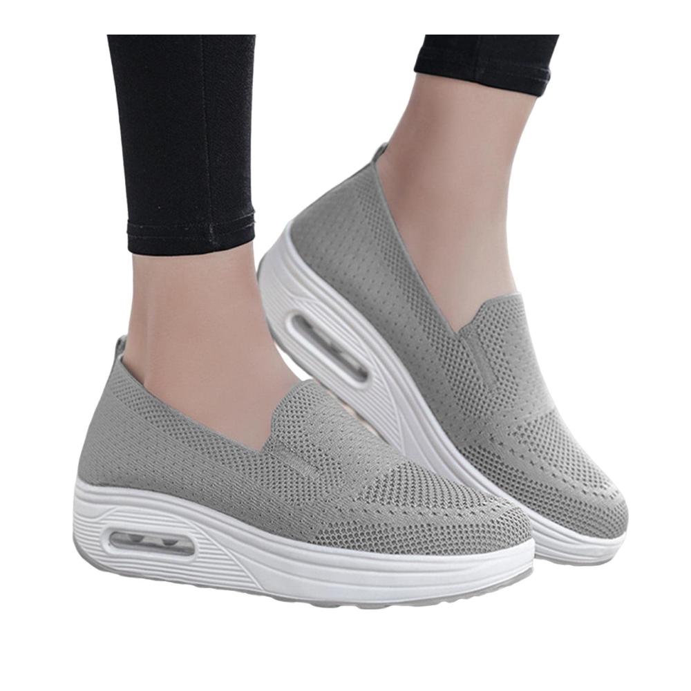 Orthopädische Damen-Sneaker Clarks Mesh-Up Plateau-Turnschuhe für bequemes Laufen