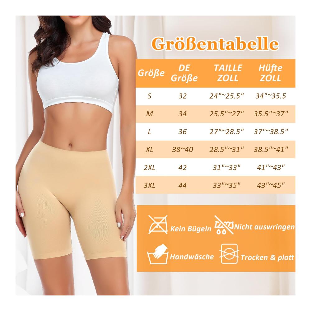 Nahtlose Damen Radlerhose Anti-Scheuer Unterrock-Panties für Komfort und Stil