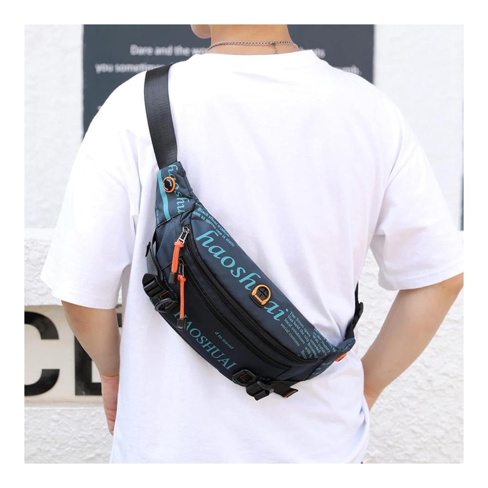 Modische Bauchtasche in Dunkelgrün für Herren und Damen – Ideal für Outdoor Street Fashion Sport und das Laufen