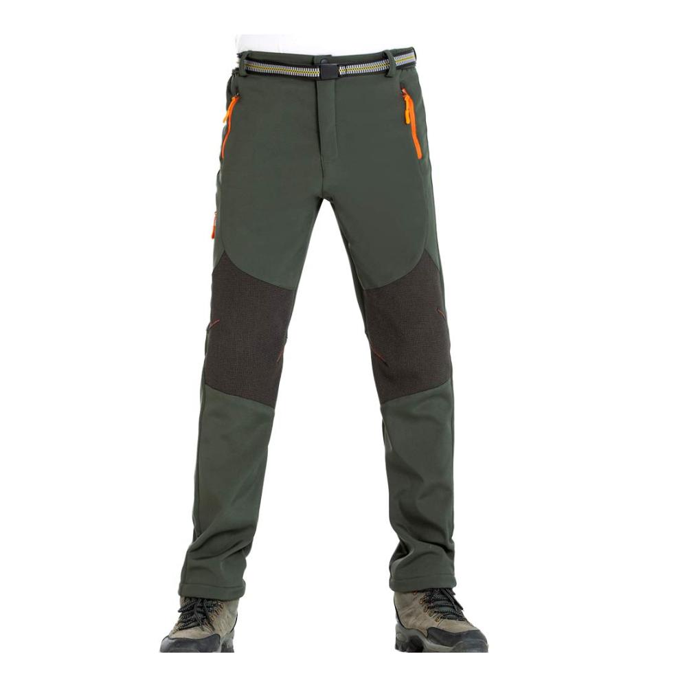 Herren Softshellhose - Winddicht Wasserdicht Atmungsaktiv Warm für Outdoor Wandern Ski Trekking und Jagd