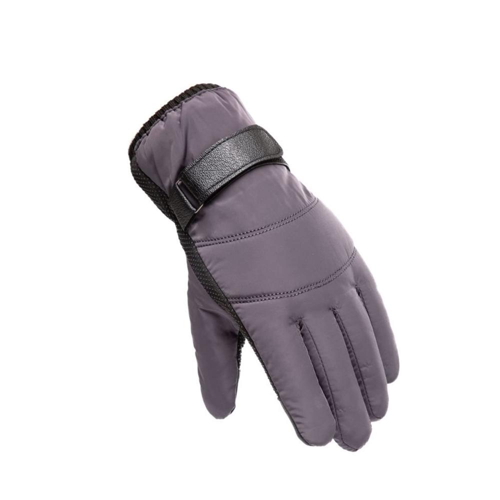 Winter-Handschuhe für Herren Daunen-Baumwollhandschuhe Warme Ski- und Outdoor-Sporthandschuhe Wind- und Kälteschutz Fahrradhandschuhe (A-02 Einheitsgröße