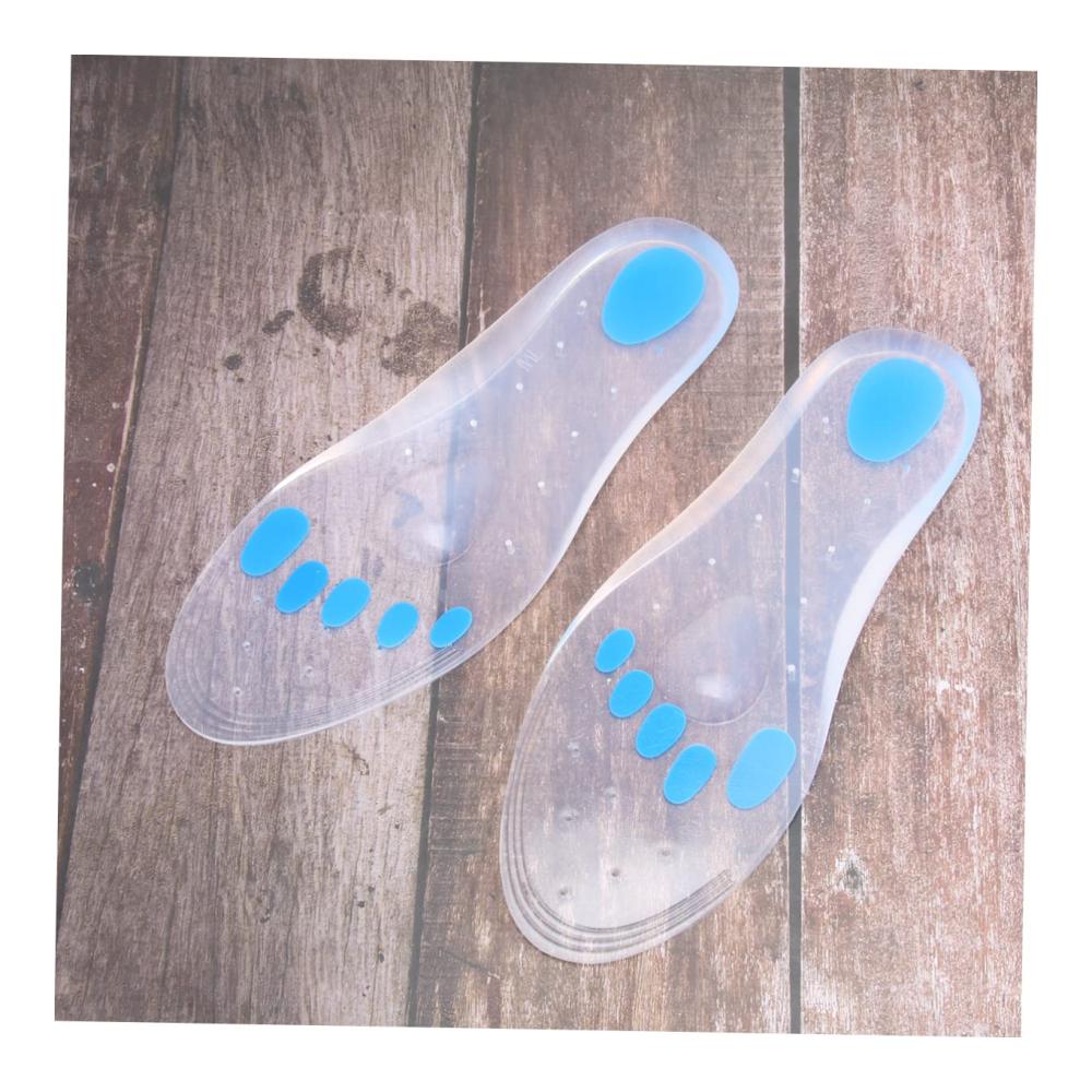 Komfortable Gel-Einlegesohlen mit Höhenerhöhung für Herren und Damen - Perfekte Passform für Plattfüße und Fußgewölbe - Atmungsaktive luftgepolsterte Schuheinlagen für Arbeitsstiefel